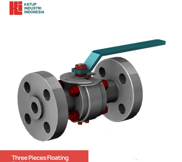 Three Pieces Floating Ball Valve